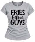 T-Shirt for Women – Funny Food Lover & Sassy Quote Tee in Heather Gray