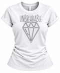 White T-Shirt for Women – Inspirational Strength & Empowerment Tee