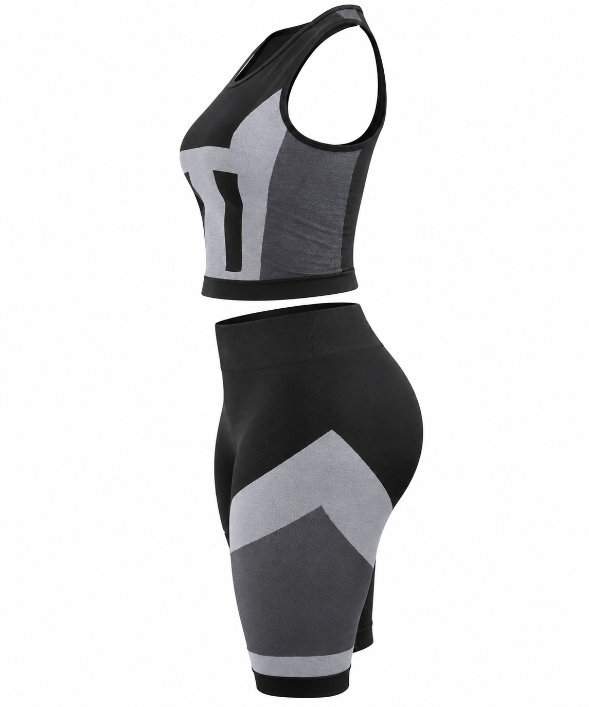 Women's 2-Piece Workout Set | Biker Shorts1