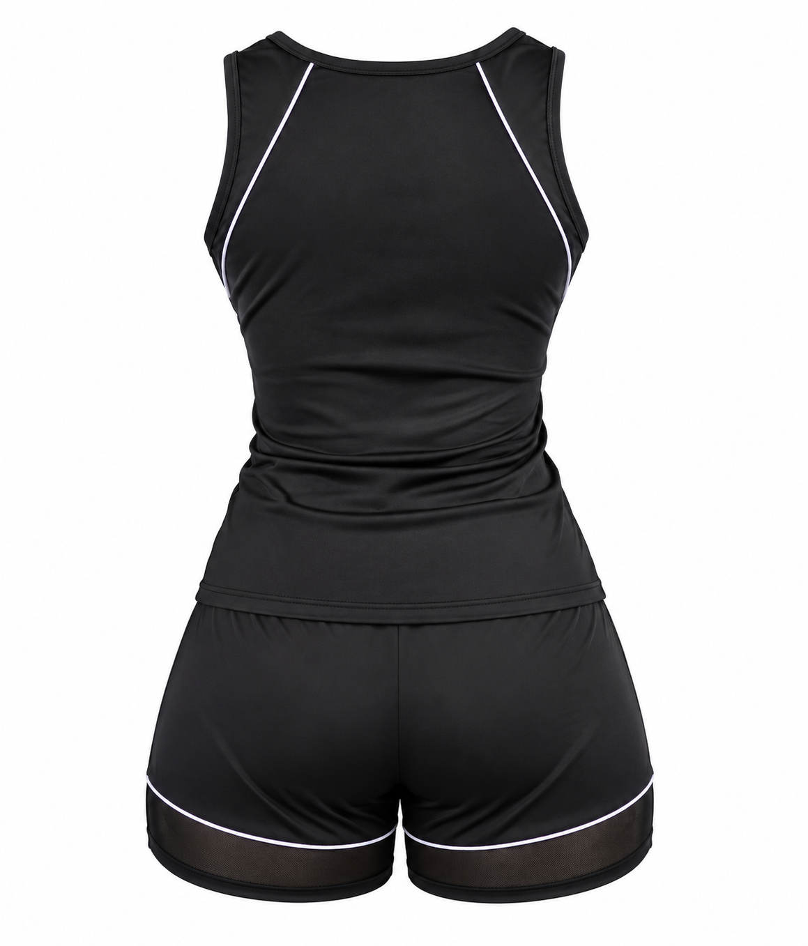 Women's Black 2-Piece Shorts Set2